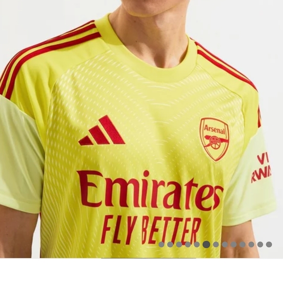 Arsenal Goalie Kit 2025/26 RAYA 1 PREMIER LEAGUE PATCH